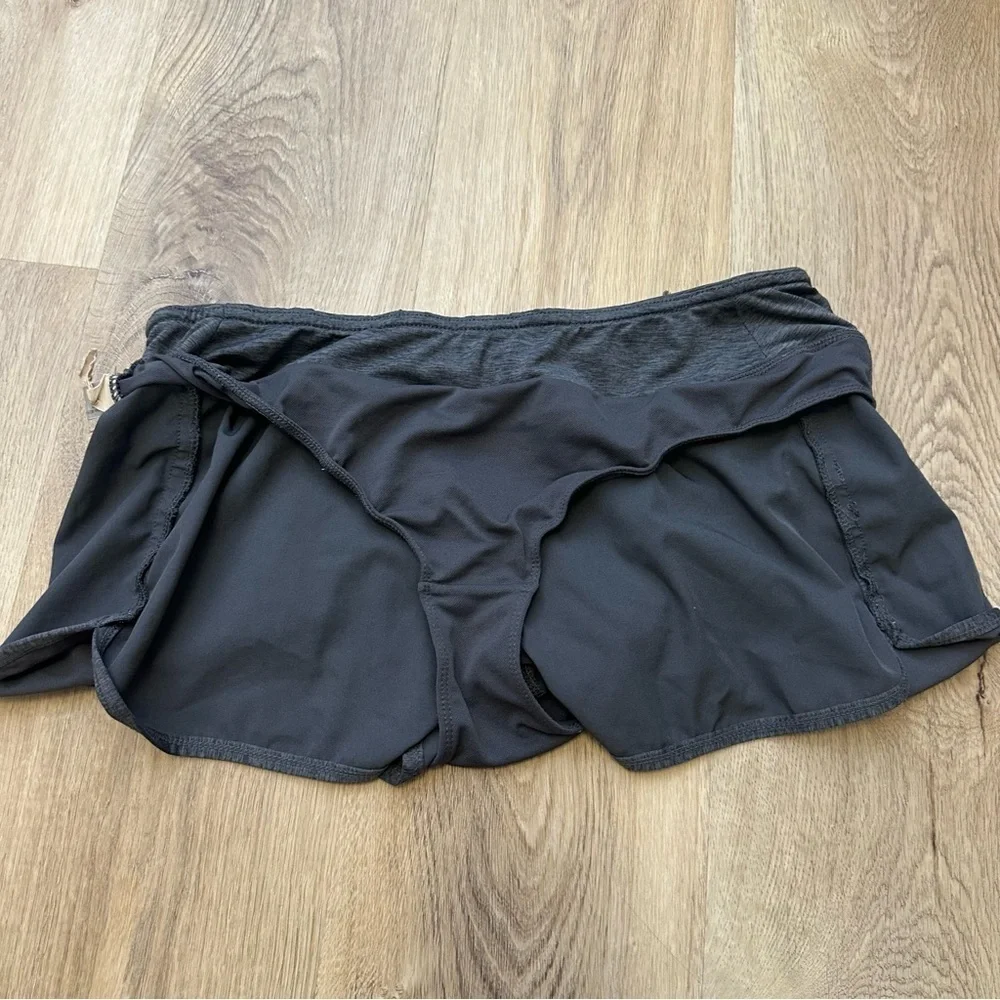 Reebok Gray Athletic Shorts with Elastic Waistband